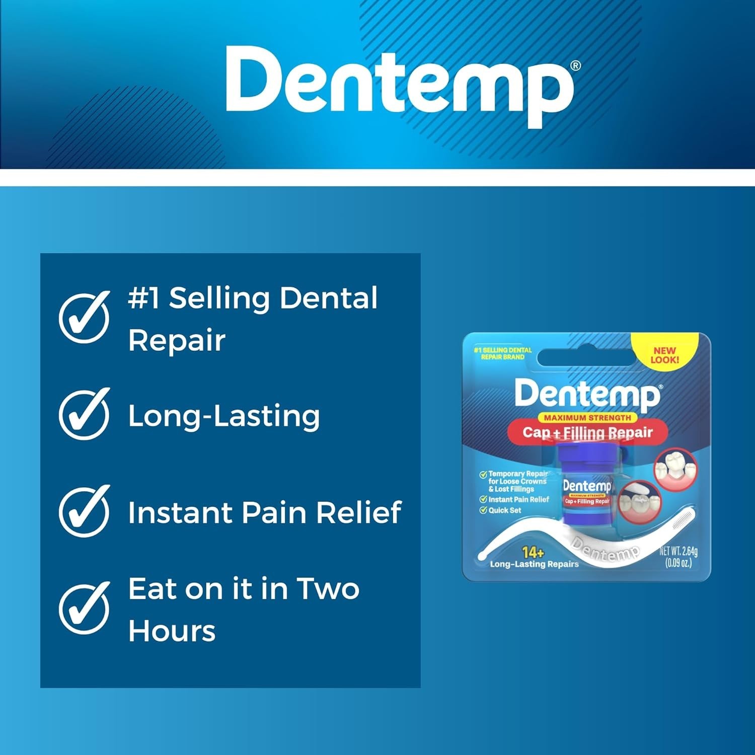 Maximum Strength Tooth Filling Repair Kit – 3 Pack for Instant Dental Relief
