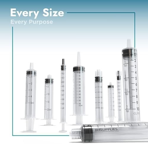 1Ml Luer Slip Tip Syringes (No Needle) – Sterile, Individually Wrapped – 100 Syr