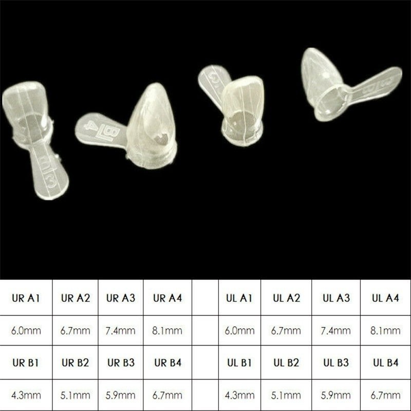 5pcs Dental Kids Strip Crown Form-Pedo Resin Pediatric Deciduous Anterior Crowns