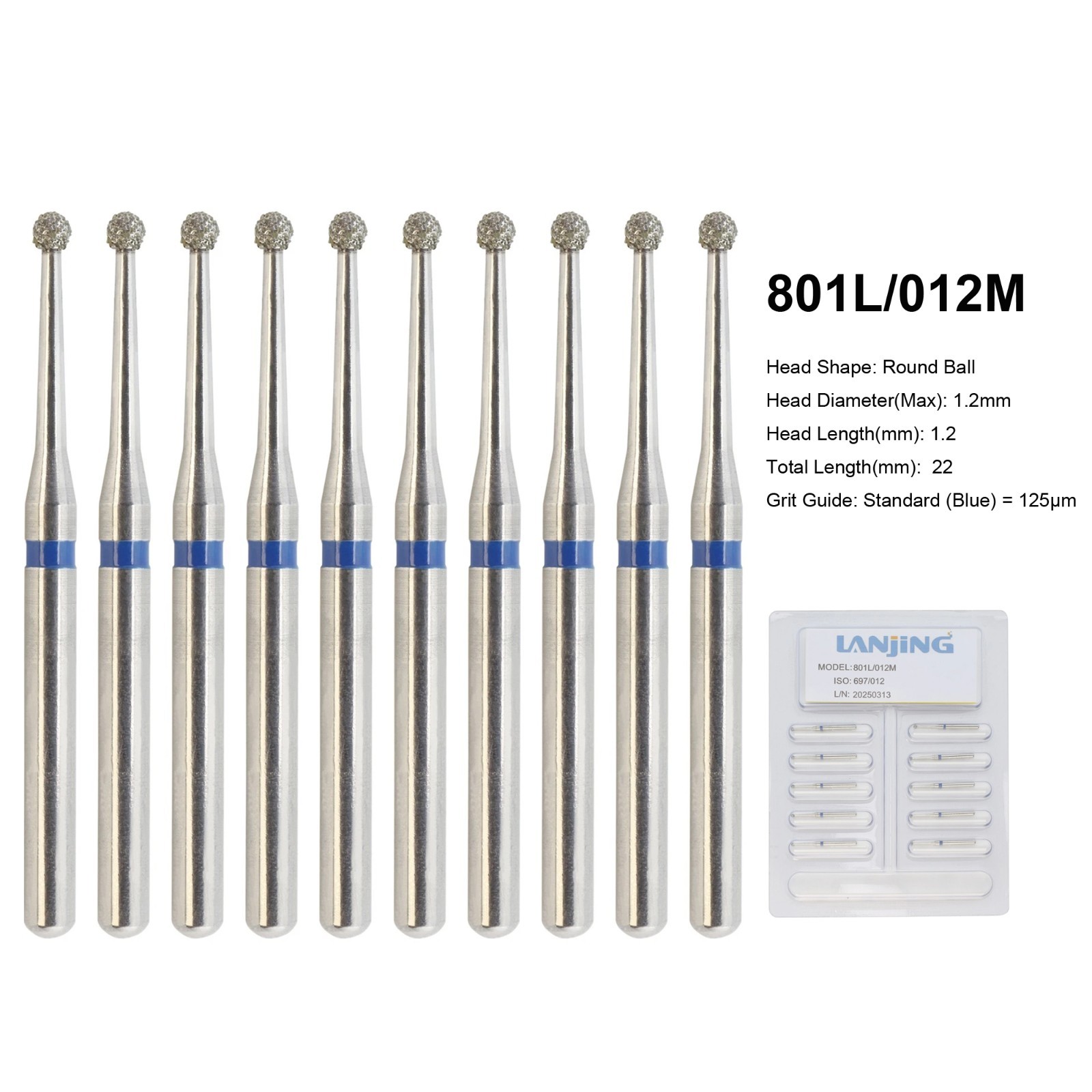 Wave Dental Carbide Bur FG Diamond Burs Football Pear Round End Taper High Speed