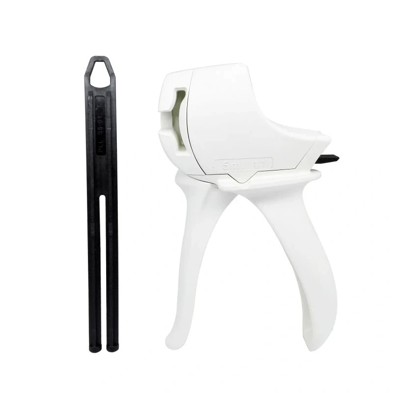 1pcs Dental Impression Dispenser Mixing Dispensing Delivery Gun 5ml Mixer 1:1