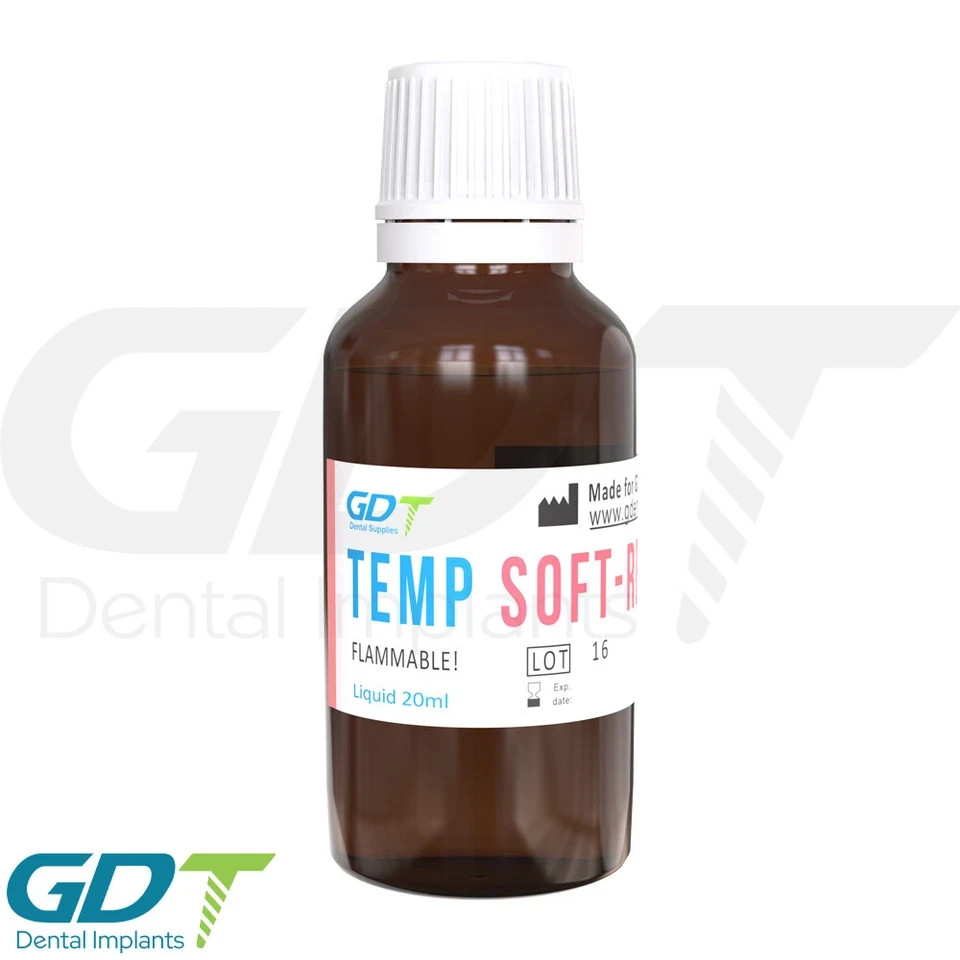 Self Curing Resin For Temp Soft Reline Acrylic Denture Reliner Kit with Powder