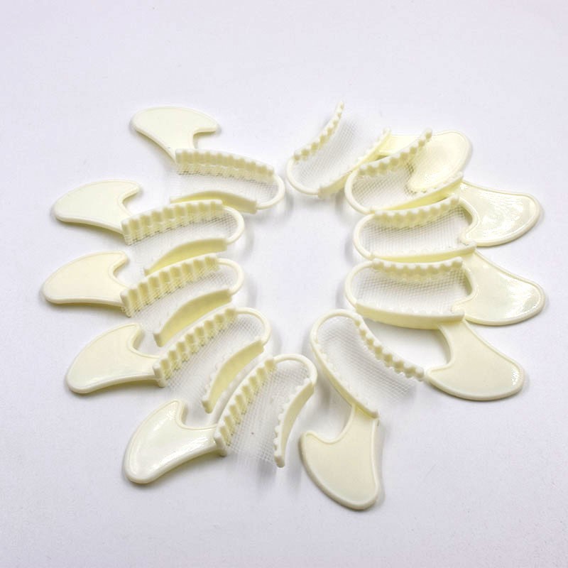 50 (1 Bag) Dental Bite Registration​ Impression Triple Trays Tray Mold Posterior
