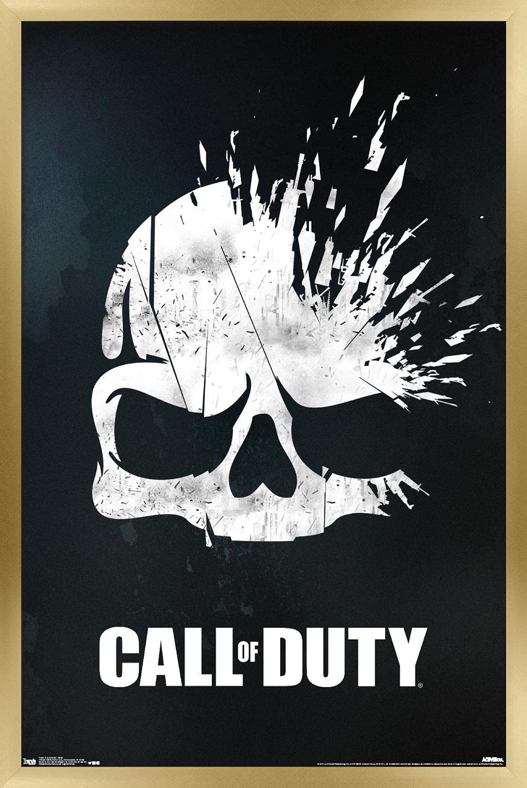 Trends International Call Of – Poster 22.375 X 34 Gold Framed Version