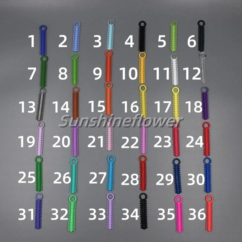 1040 Dental ligature Ties Buccal Tube MBT Roth Edgewise 1st 2nd 018 022 Bondable