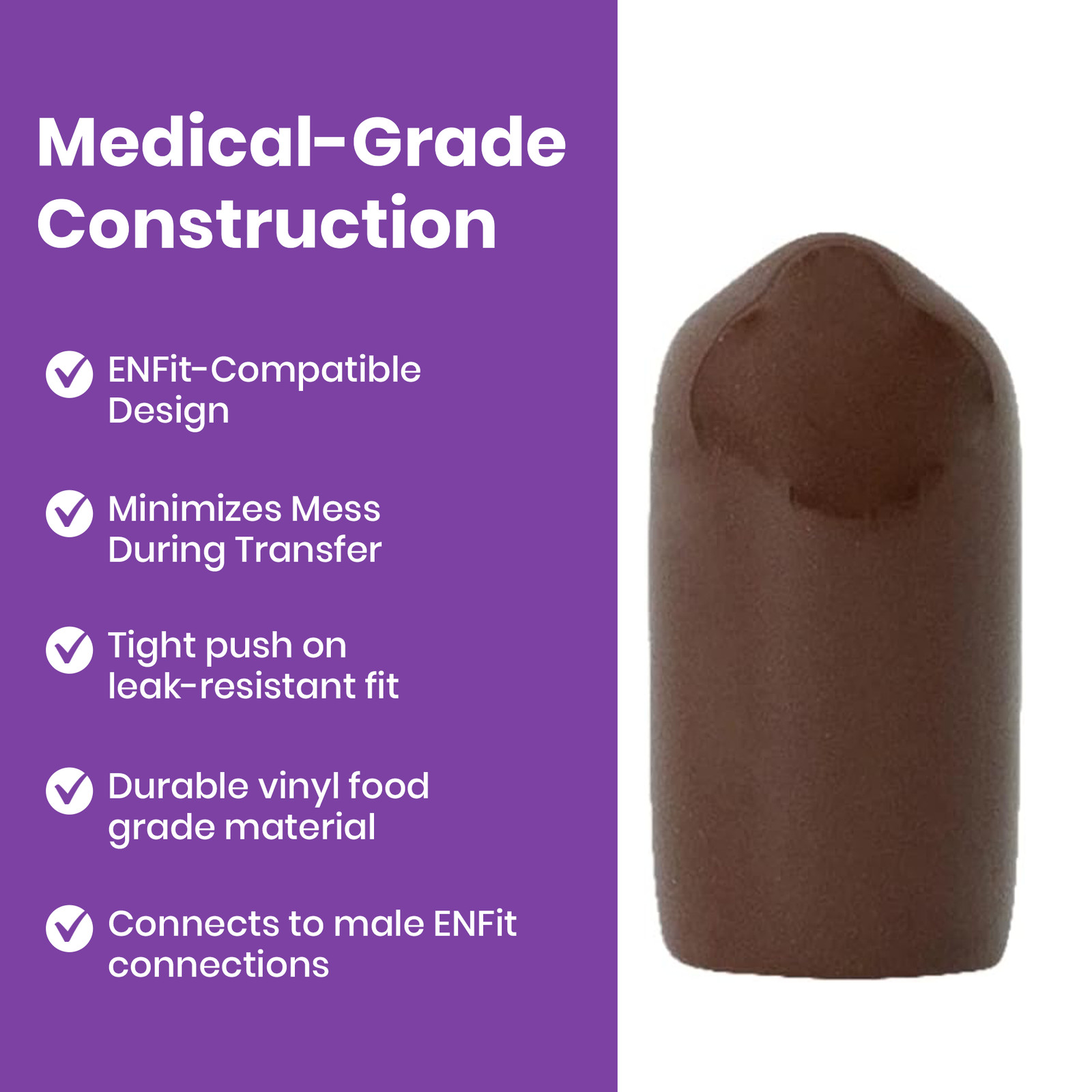 Female ENFit® Pill Pouch Cap