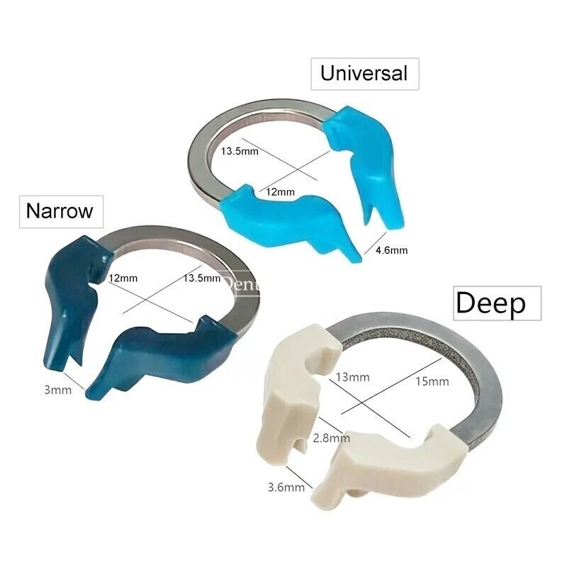 Dental Sectional Contoured System Matrix Bands M4 Universal Narrow Clamping Ring