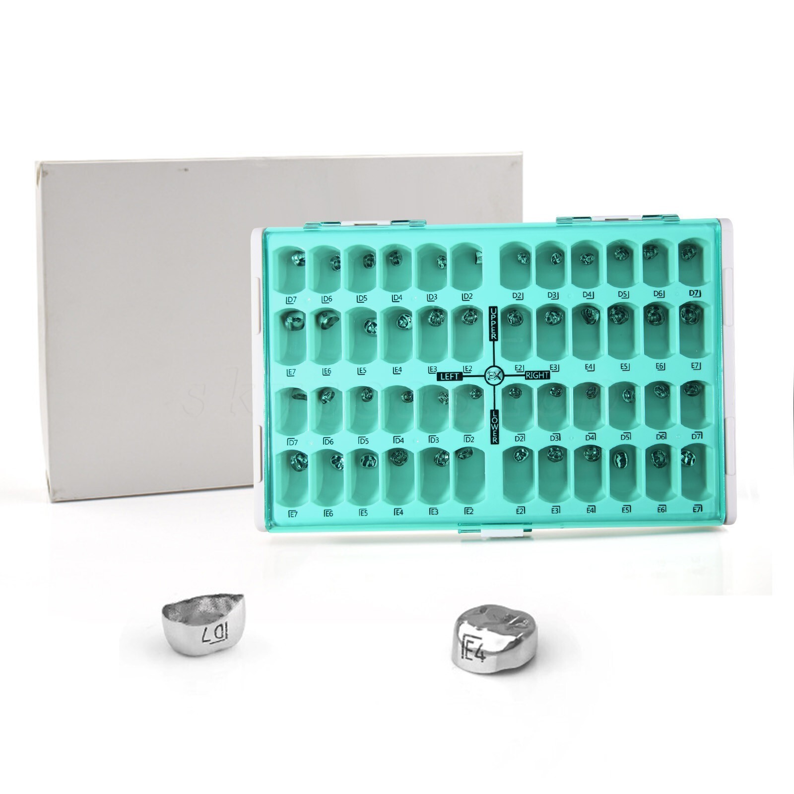 Dental Stainless Steel Primary Pediatric Pedo Molar Crowns Baby Kids Teeth Crown