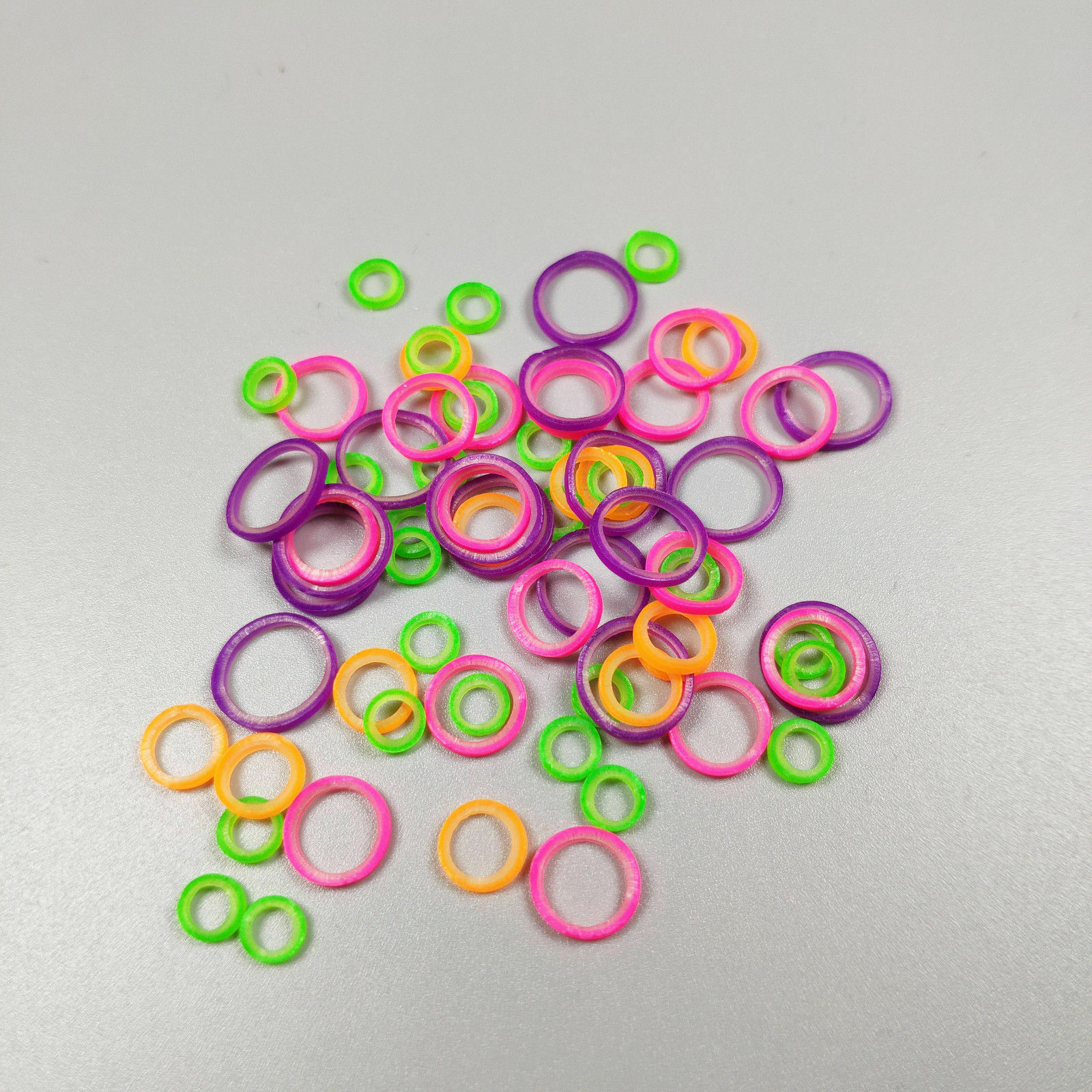 Dental Orthodontic Rubber Bands Ortho Elastics Latex Braces ZOO Yellow Colorful