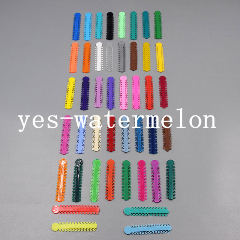 1040/ Dental Ortho Elastomeric Ligature Tie Elastics Rubber Bands Brace O-Ring
