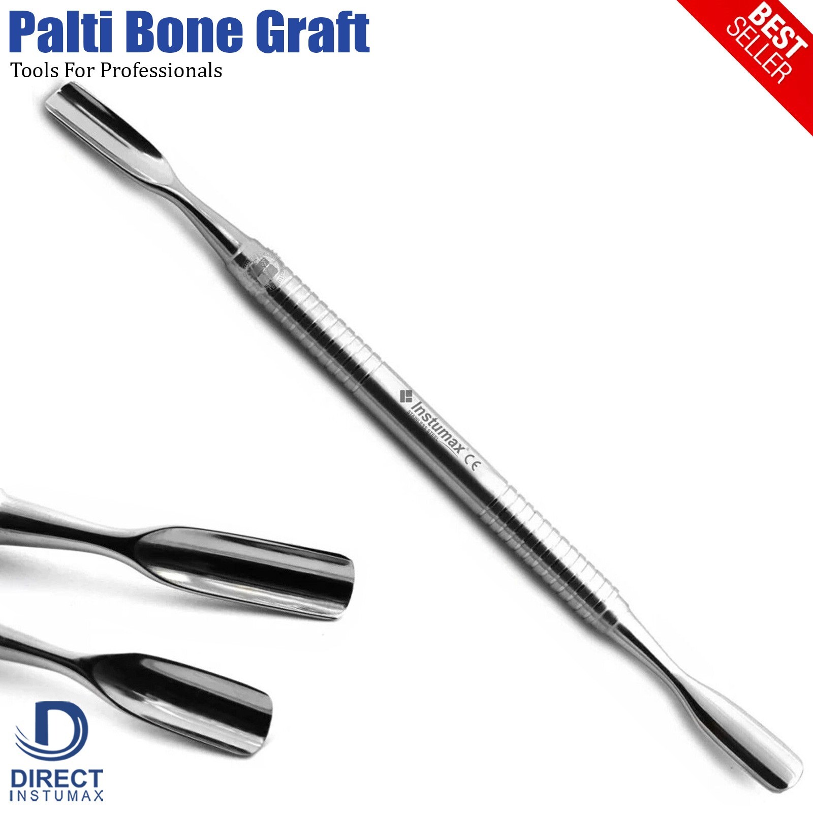 Bone Graft Implant Instruments Set Palti Bone Carrier Crown Remover Scaler Kit