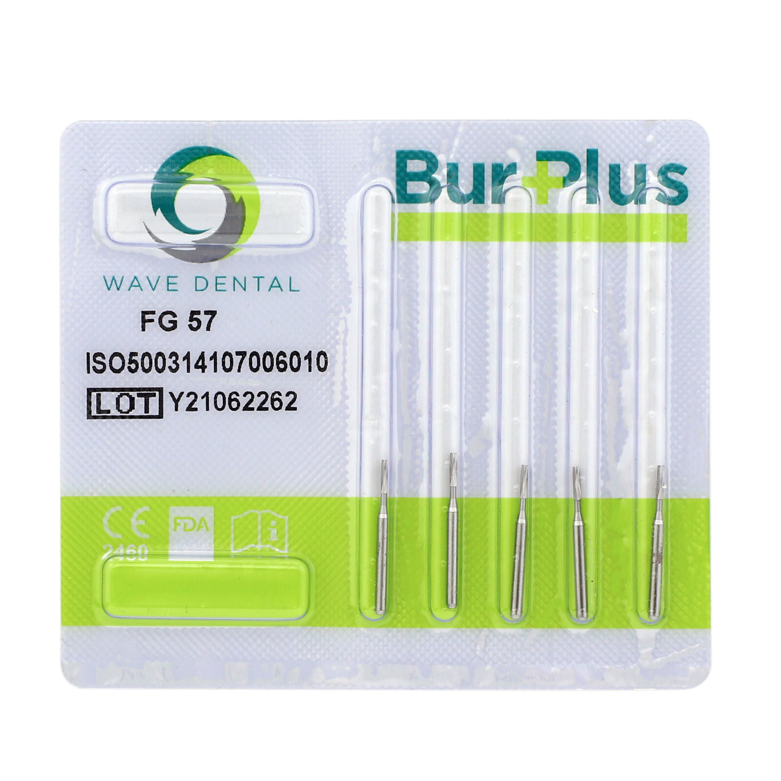 WAVE Dental Carbide Burs Straight Flat End Bur FG 56 57 555 557L Friction Grip
