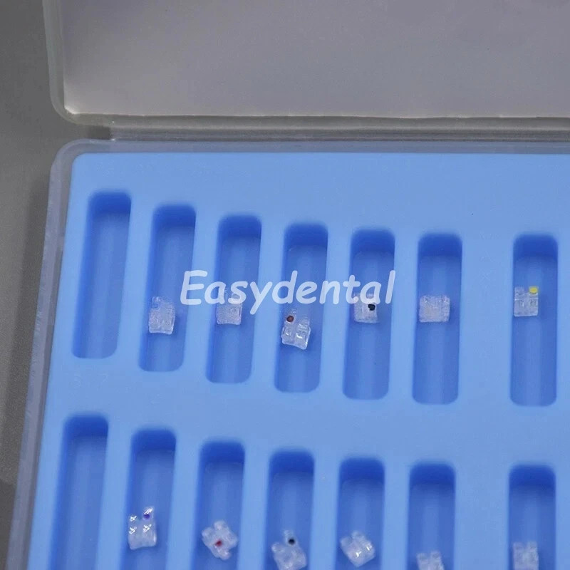 20Pcs Dental Orthodontic Ceramic Sapphire Bracket Monocrystalline Roth/MBT 022