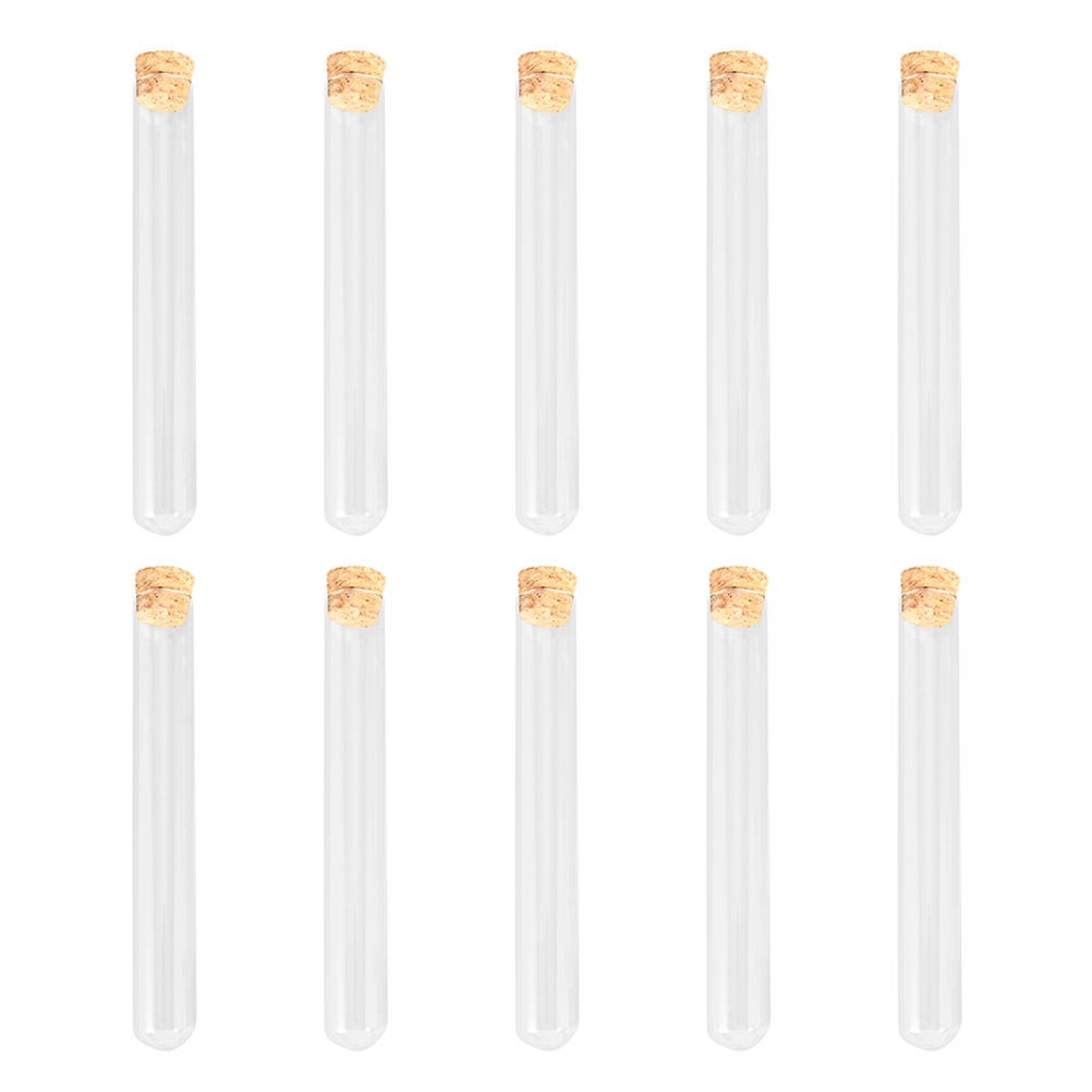 10-100pcs Glass Test Tubes With Cork Stopper Party Wedding Party Favors