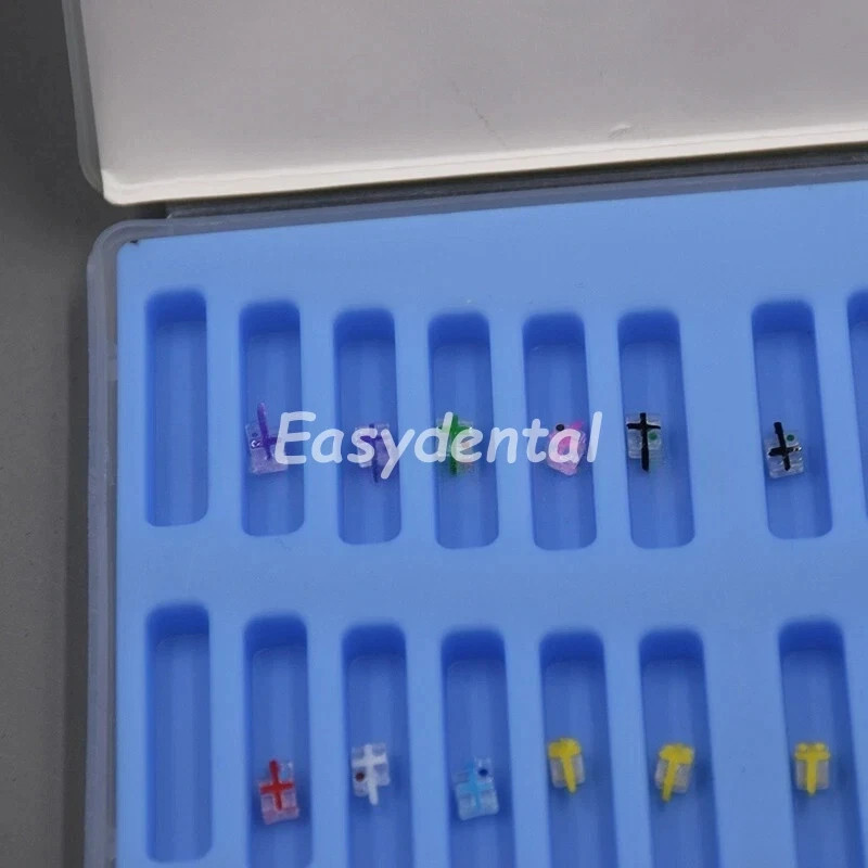 20Pcs Dental Orthodontic Ceramic Sapphire Bracket Monocrystalline Roth/MBT 022
