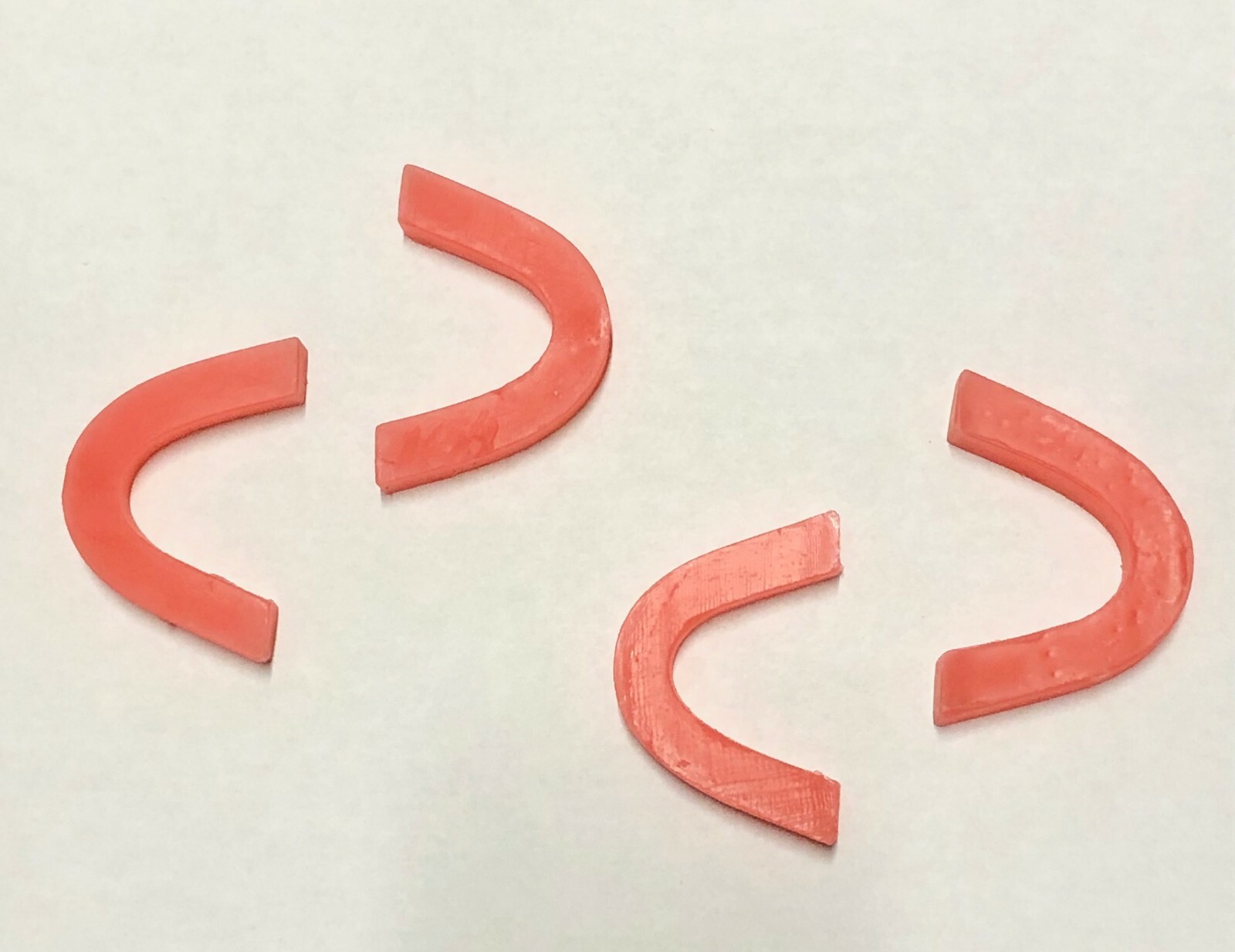 Bite Block Wax Rims – Pink – 100 per box