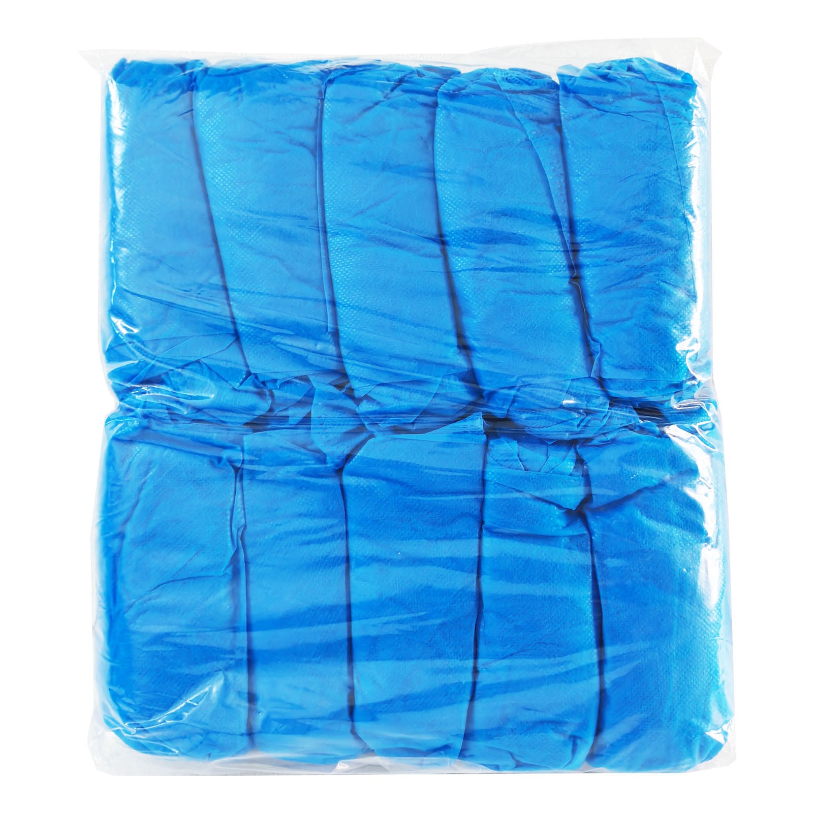 100pcs Disposable Non-woven Shoe Covers Indoors Office Blue Easy Shoe Covers