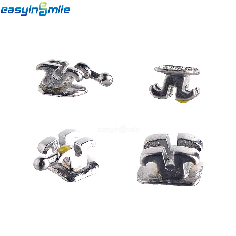 10Packs of EASYINSMILE Mini Metal Orthodontic Bracket Roth/MBT 022/018 Available