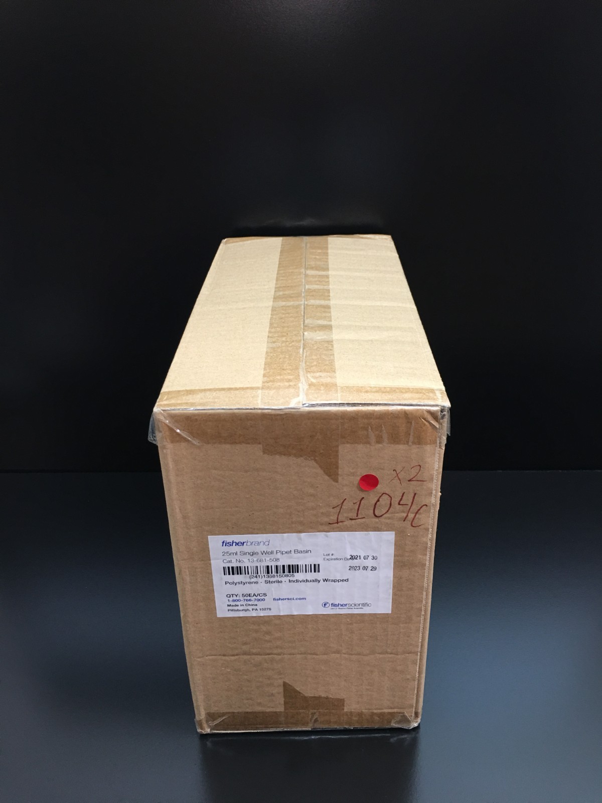 Fisherbrand Cat No 13-681-508 Disposable Single Well Pipette Basins 25mL