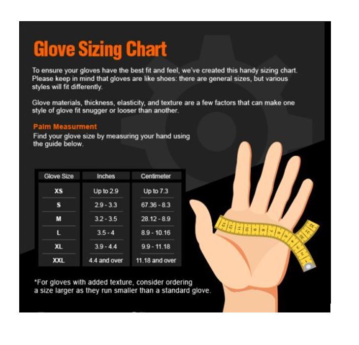 Diamond Textured HandCare Premium Orange Nitrile Gloves – 8 Mil – case of 1000