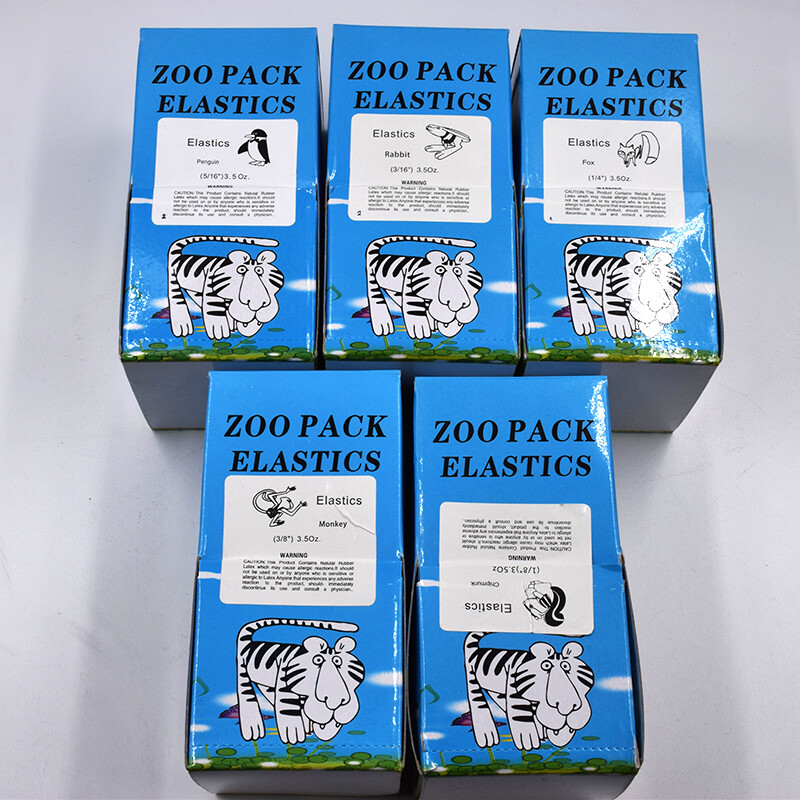 Dental Orthodontic Rubber Bands Ortho Elastics Latex Braces 15 Sizes for Choice