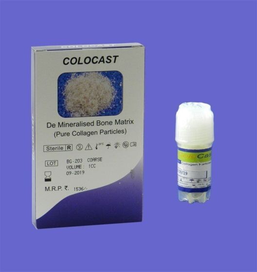 10 Pack Cologenesis Colocast De Miner alized Graft 1CC, Pure Colla gen Particles