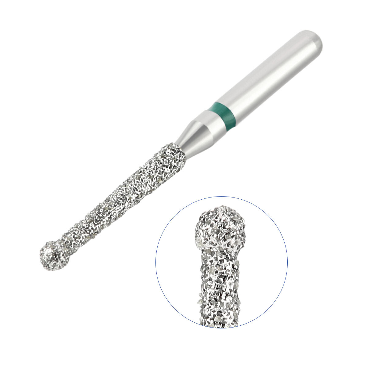Dental Diamond Burs FG Round End Taper Super Coarse Fine Grit High Speed