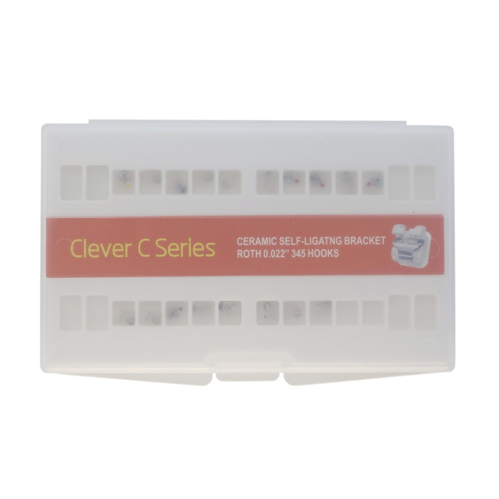 Orthodontic Ceramic Self-Ligating Brackets Empower Clear Braces Roth 022 345hook