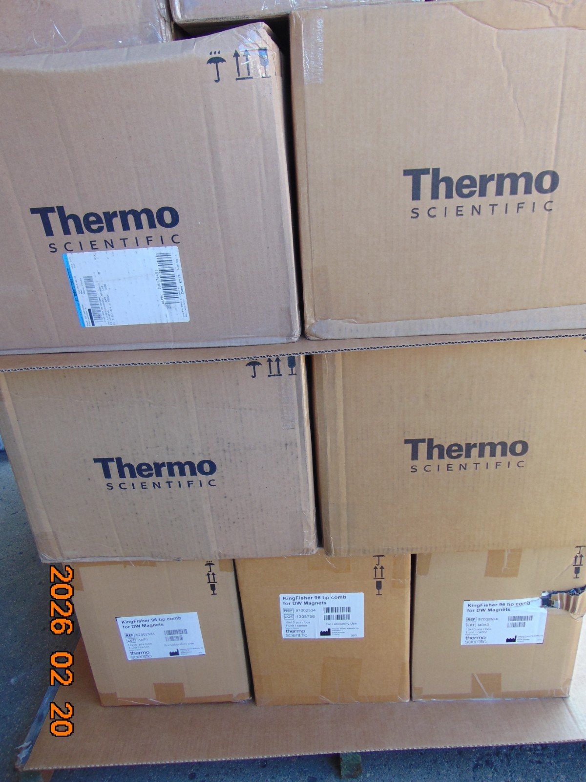 1 CASE Thermo Scientific KingFisher 96 tip comb Sleeves for DW Magnets 97002534
