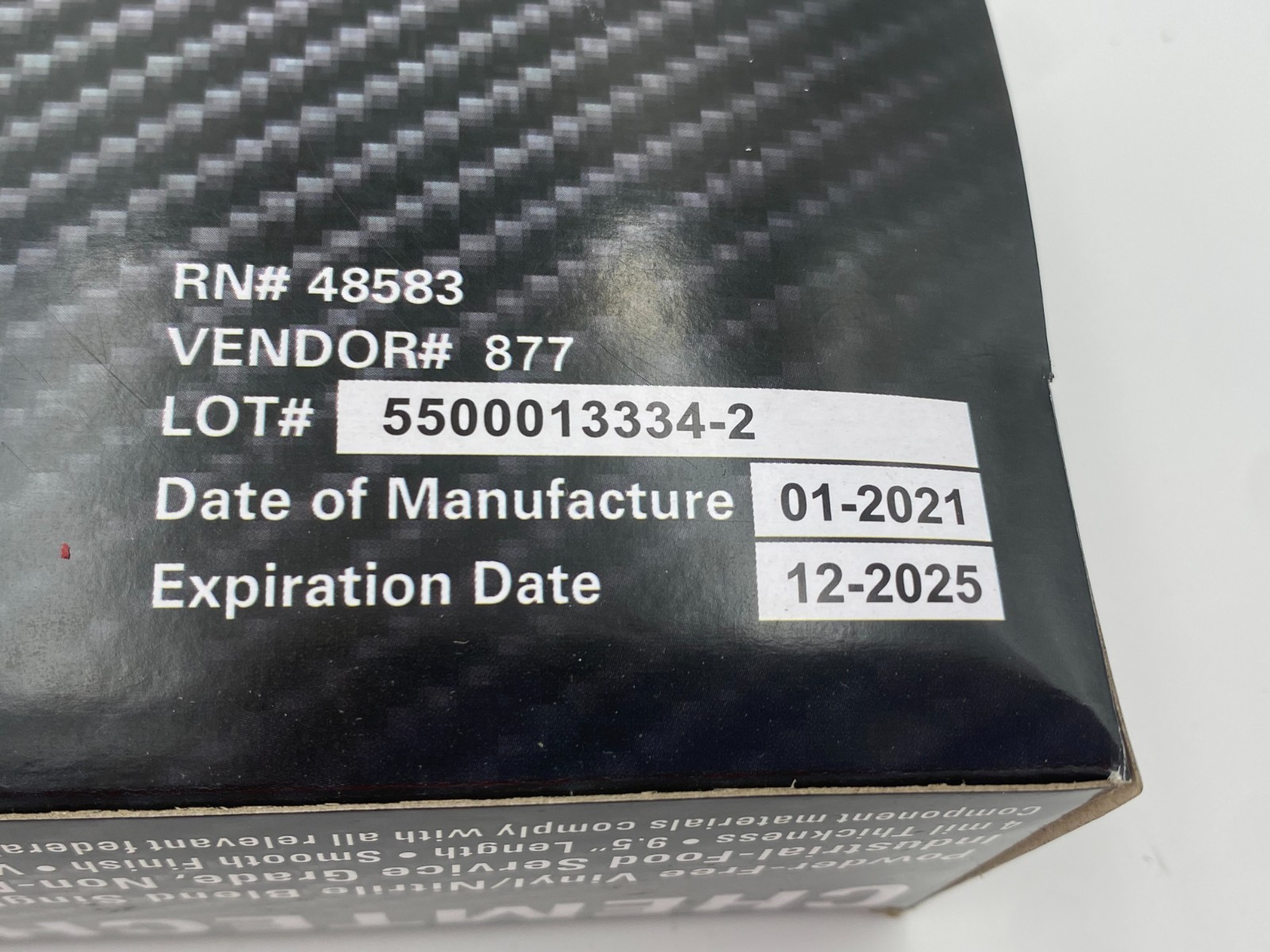 MCR 7010 Disposable Gloves 300 Count Nitrile Vinyl Powder Free L 3 Box Lot New