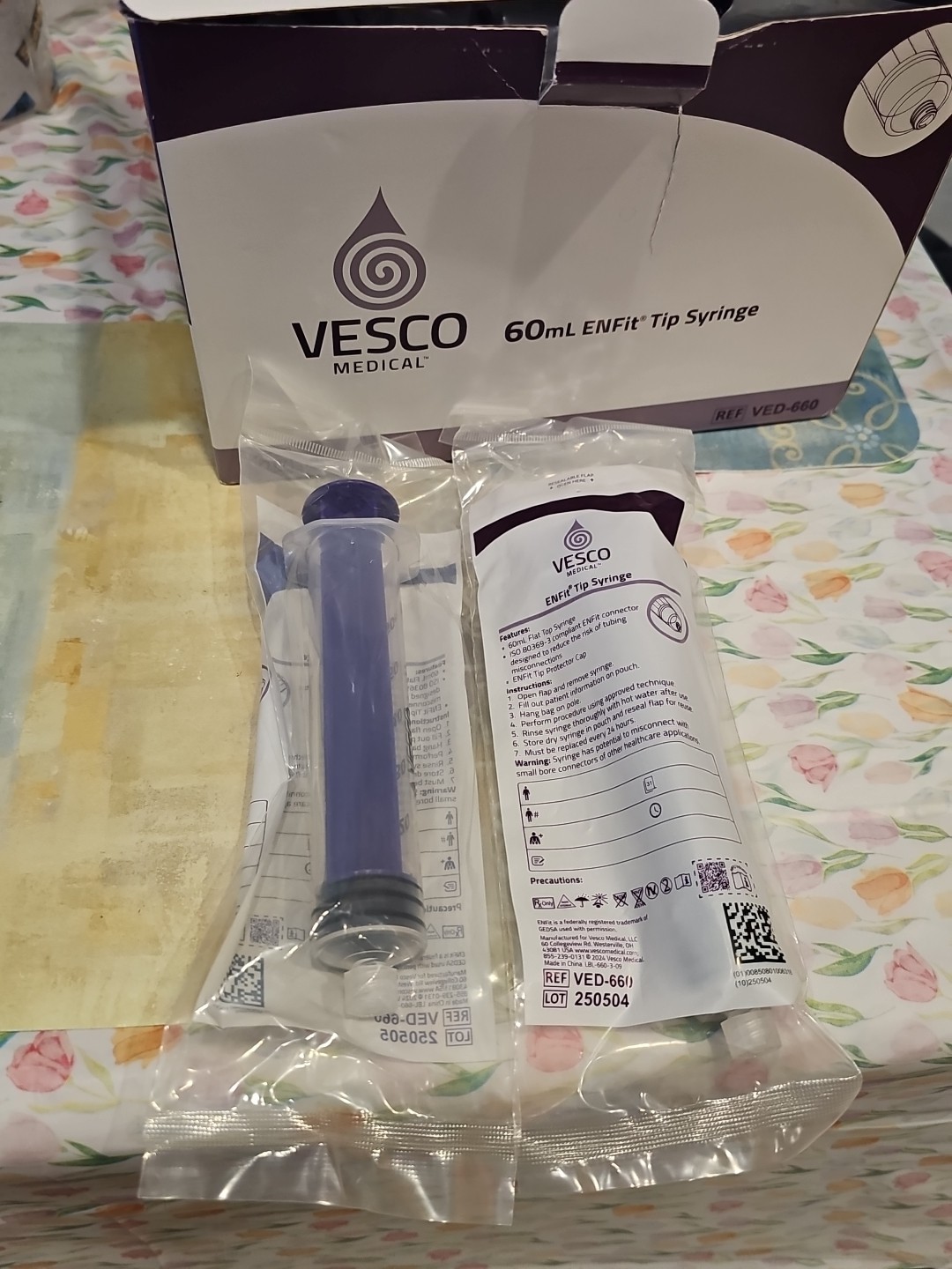 NeoMed Oral/Enteral 60mL Syringe Lot Of 33 EXP 05/2028