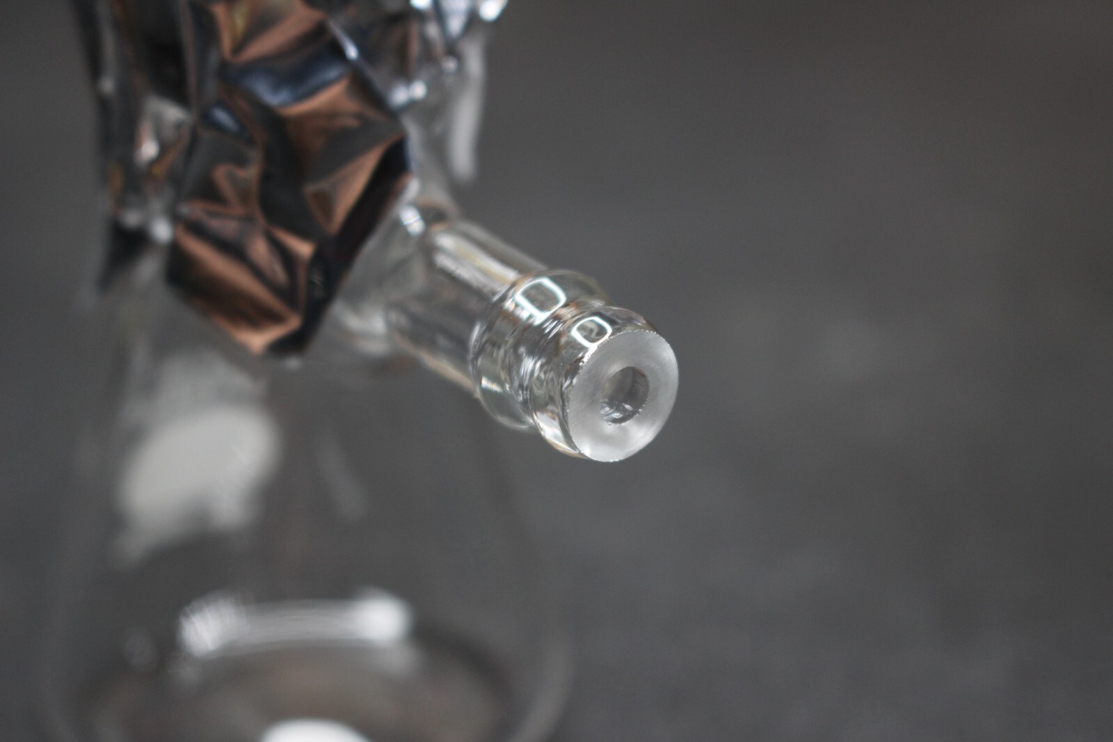 NEW Chemglass 25mL Pyrex Micro Filtering Flask with Hose Connection CG-8522-25
