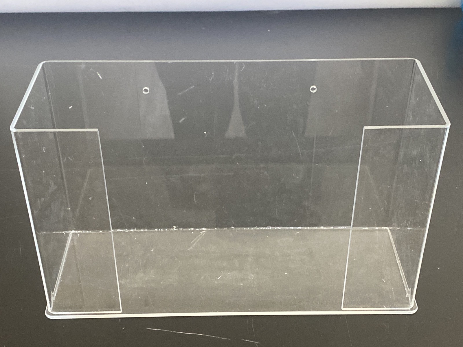 Clear Acrylic Paper Towel Dispenser Holder for Countertop Desktop or Wall Mount