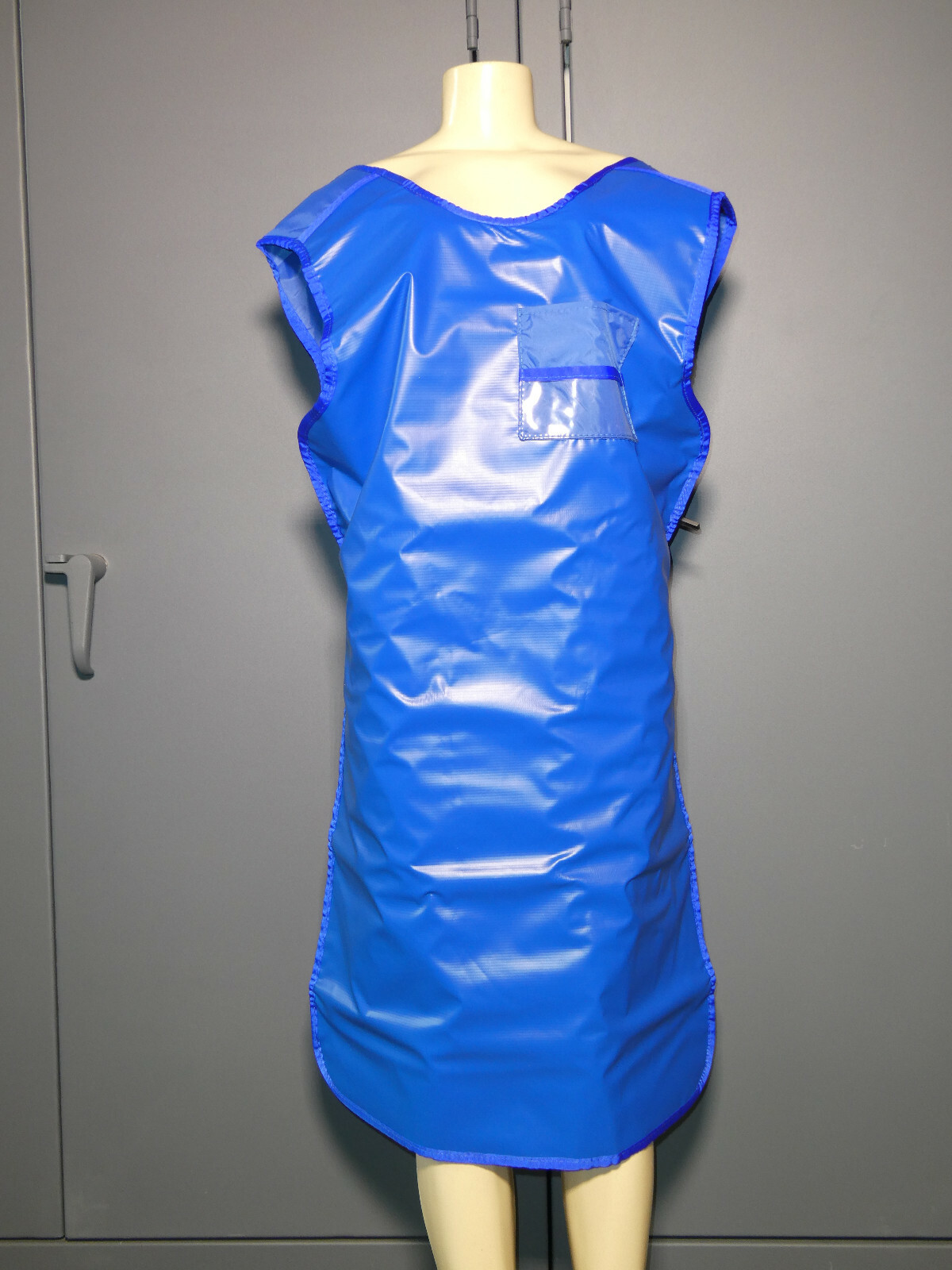 X-Ray Front Protection Apron Unisex Large Tie Up Closure Blue 41″ x 24″