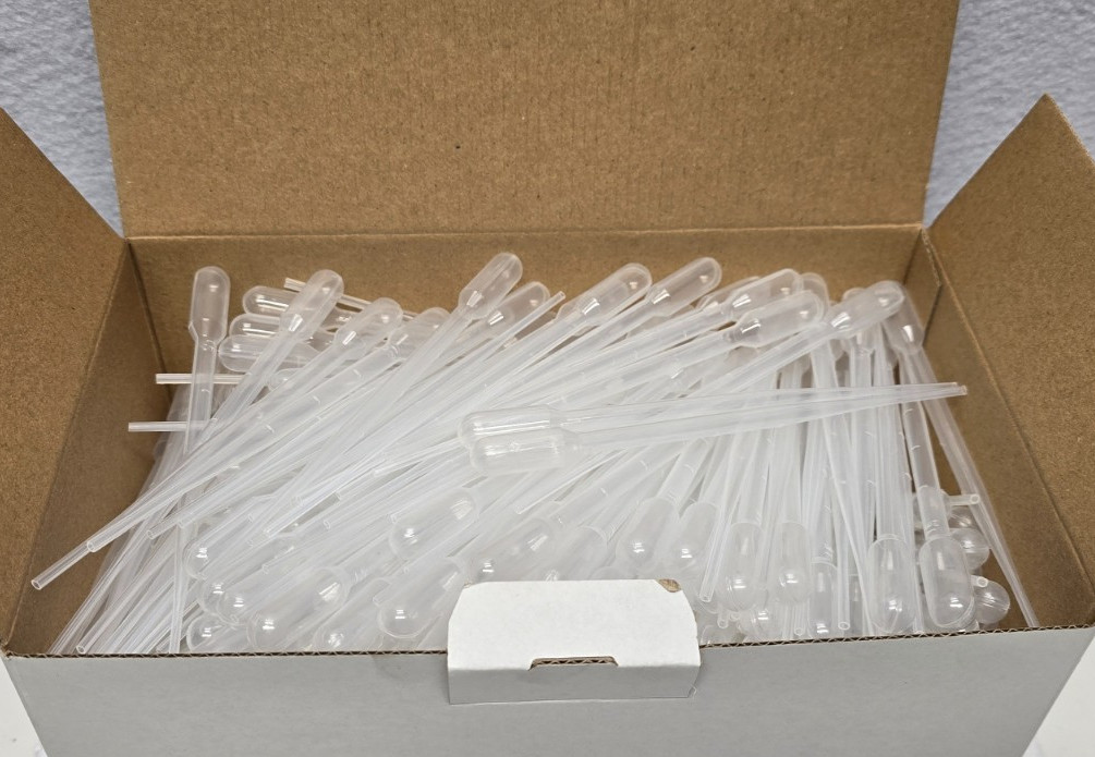 Transfer Pipette, 5.0ml, Large Bulb, Grad. to 2mL, 155mm, 500 Pack