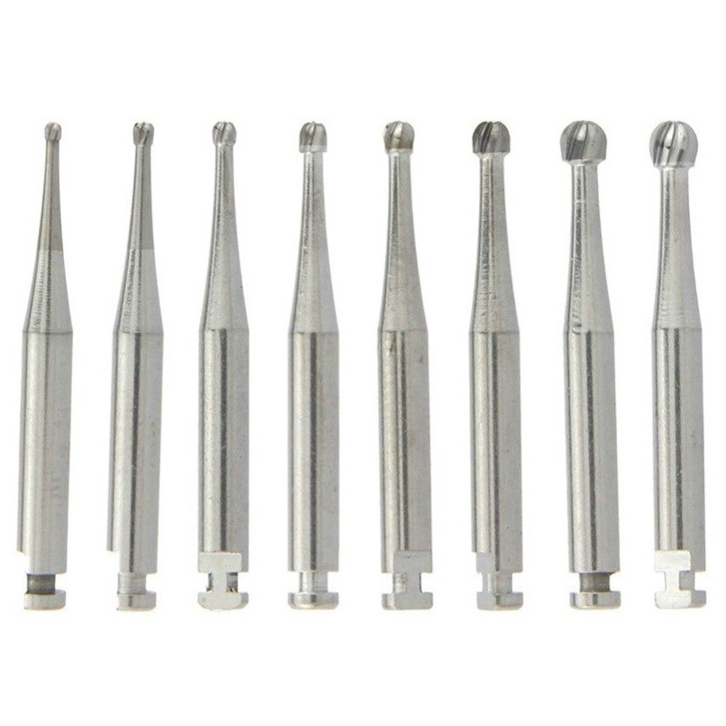 Dental Lab Polishing Tungsten Steel Burs RA1-8 2.35mm for Low Speed Handpiece