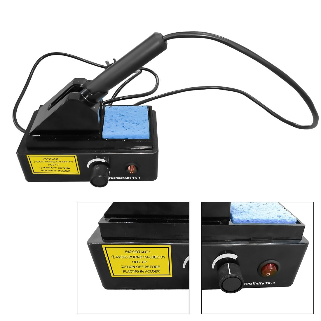 Electric Dental Thermoplastic Engraver Cutter Orthodontic Heating Cutting Knife