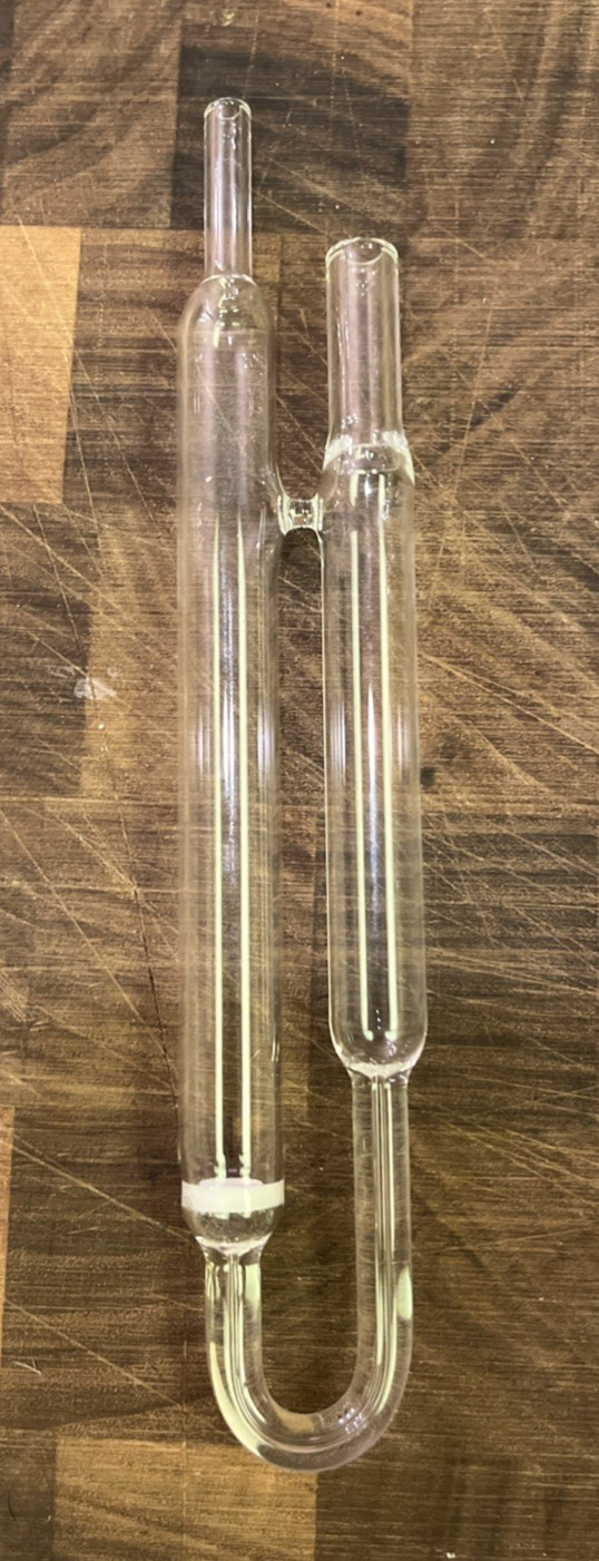 Unbranded Glass U-Tube Trap Distillation Condenser Cold Finger