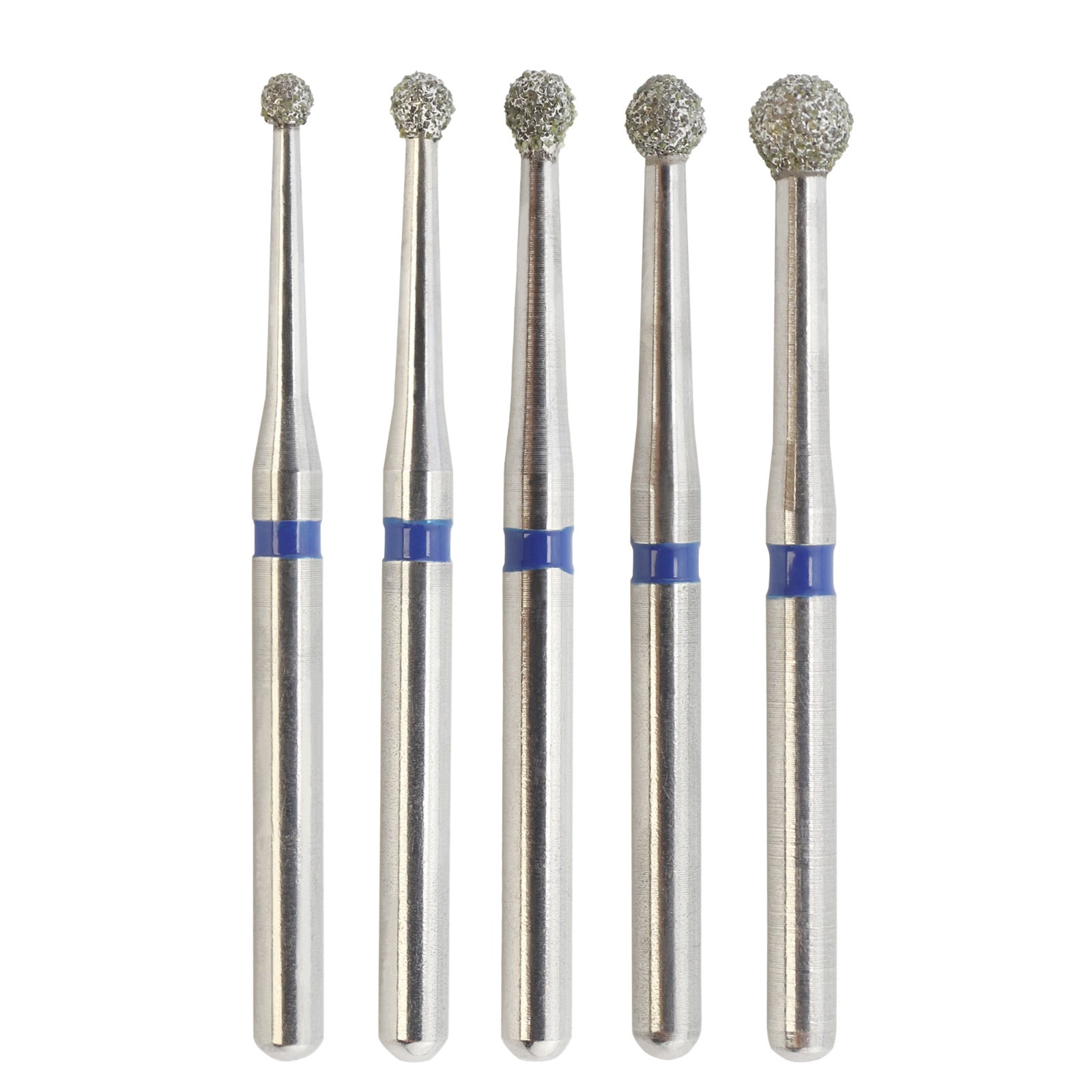 Dental Diamond Burs 801/801L Muti-use FG Round Ball Bur For High Speed Handpiece
