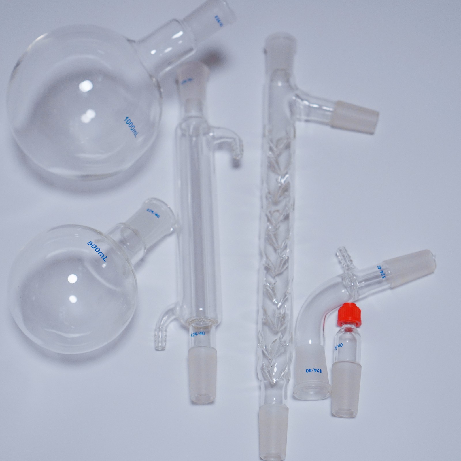 Lab Glass distillation kit & apparatus lab glassware supplier 24/40 joints