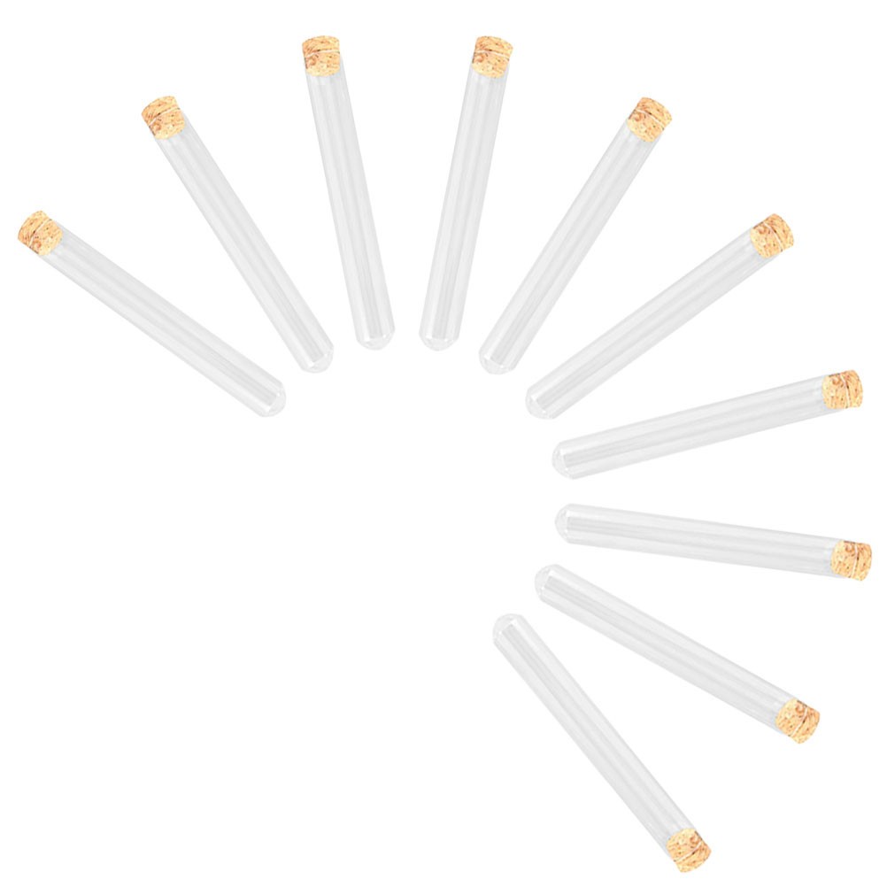 10-100x 20ml Glass Test Tubes With Cork Candy Party Wedding Reusable