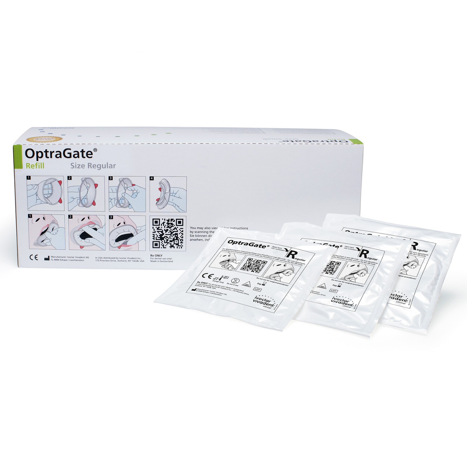 Ivoclar OptraGate Assortment Non Latex Optragate Lip & Cheek Retractor 40pc/pk