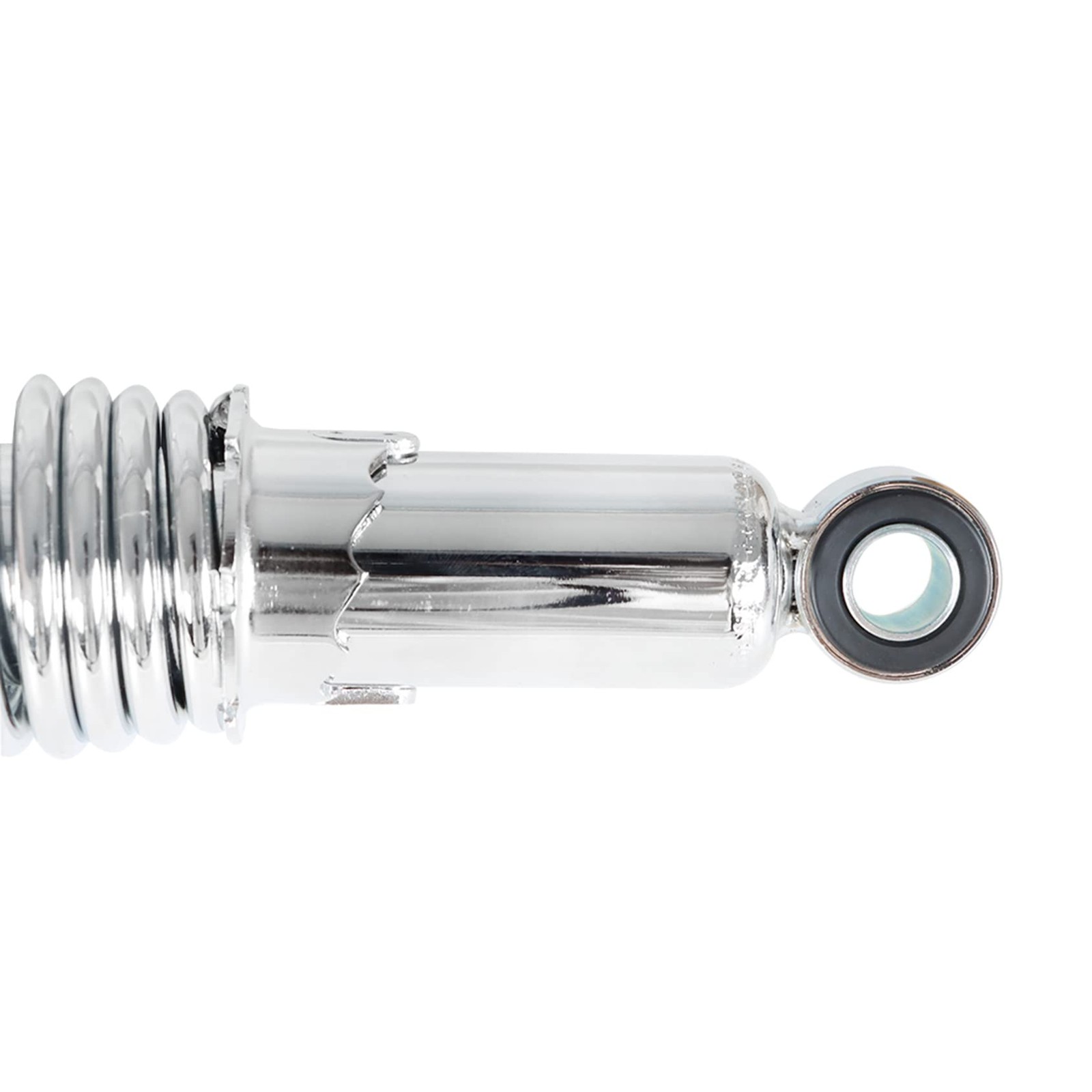 Motorcycle Chrome Rear Shocks Absorbers 10.5in 267mm