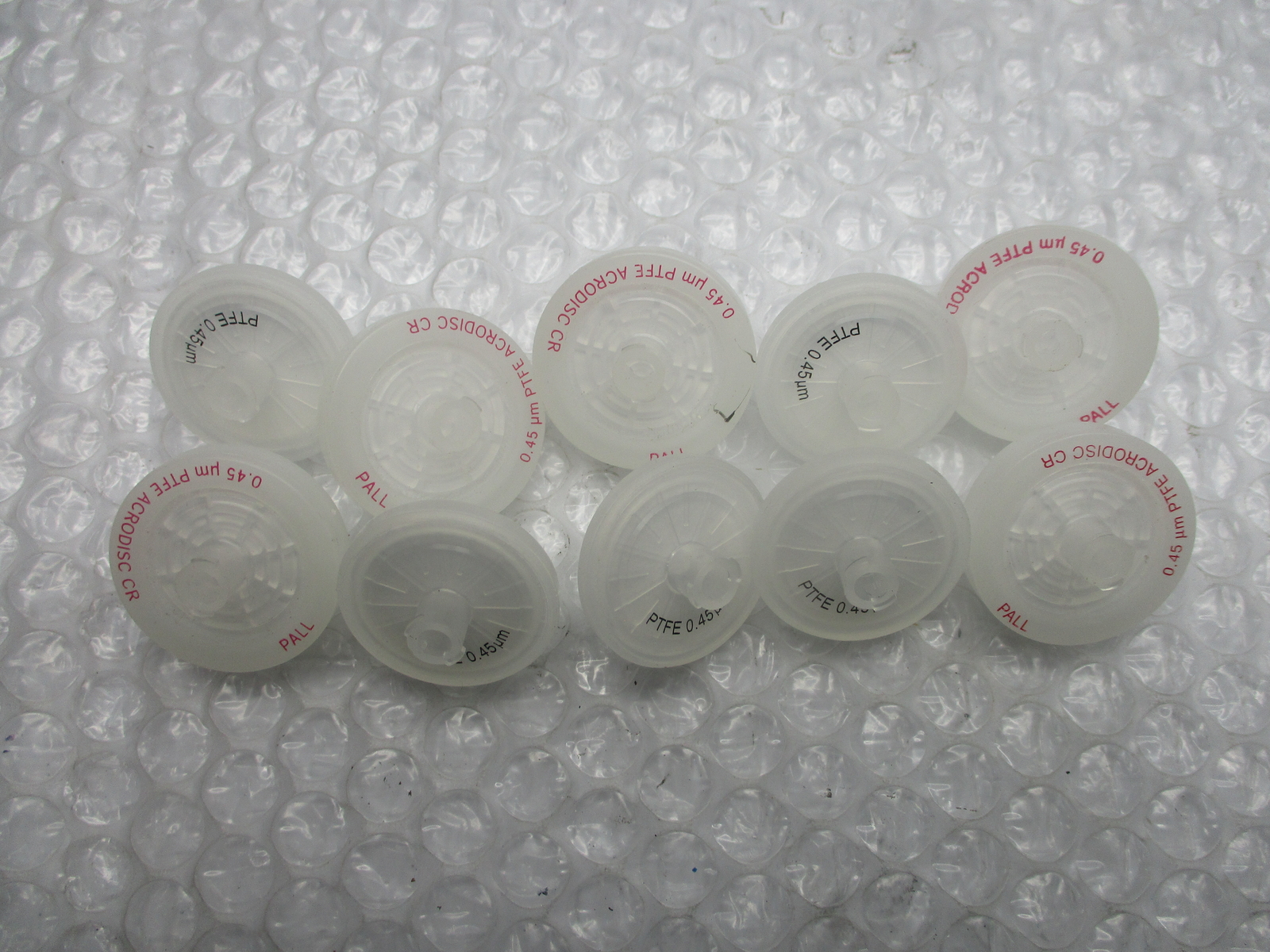 INDUSTRIAL SPARE 0.45UM PTFE ACRODISC CR SYRINGE FILTER LOT OF 10 NSNP