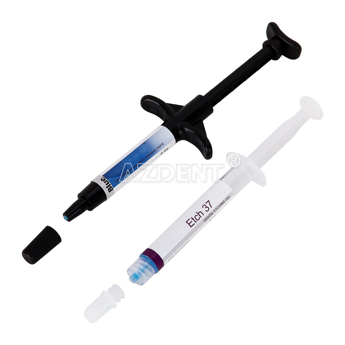Dental Light Cure Orthodontic Adhesive Kit Blue Open bite and ortho band bonding