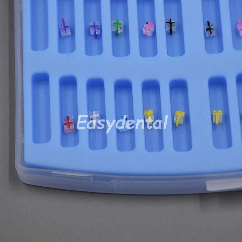 20Pcs Dental Orthodontic Ceramic Sapphire Bracket Monocrystalline Roth/MBT 022