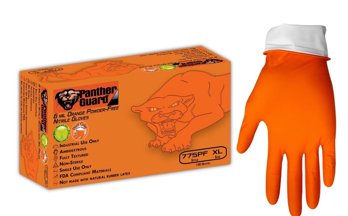 Disposable Gloves-6 Mil Nitrile with Chlorinated Smooth Interior – Powder Free