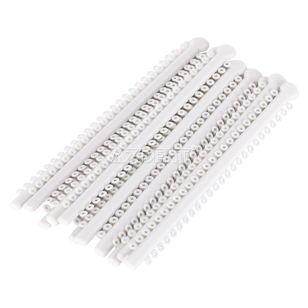 AZDENT Dental Orthodontic Ligature Ties Elastic Rubber Bands /Round Arch wires