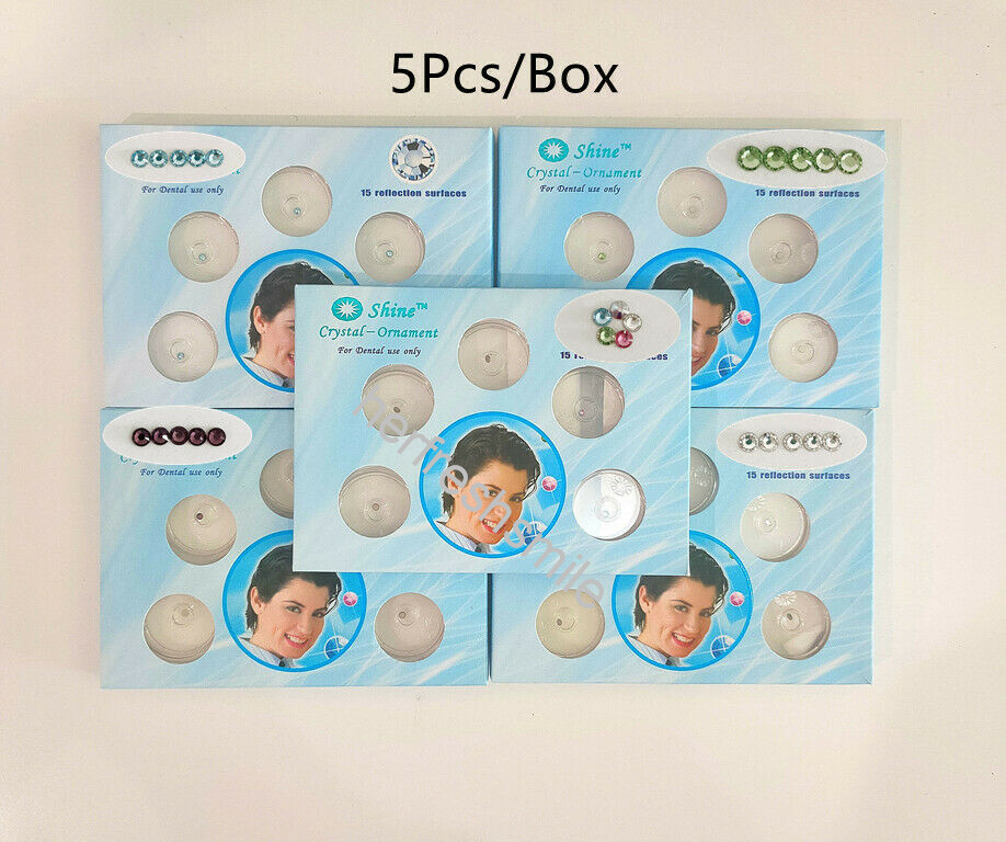 5Pcs/Box Dental Crystal Tooth Ornaments Tooth Gems Teeth Jewelry Gem Hot Sale