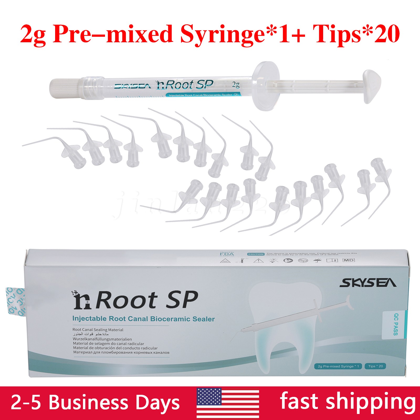 2g Dental Root canal bioceramic sealer/Repair Root Canal Endo Filling Cement SP